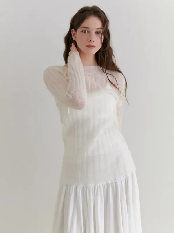 Dearest mohair knit (ivory)