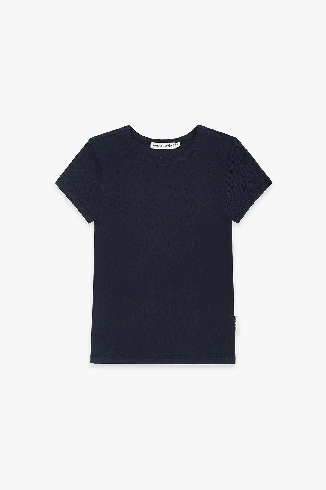 썬번프로젝트 SUNBURN BASIC T-SHIRT, NAVY PUNCHING 상품 이미지 1