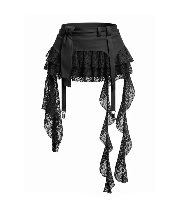 [2nd order] Shaped vail skirt - Black