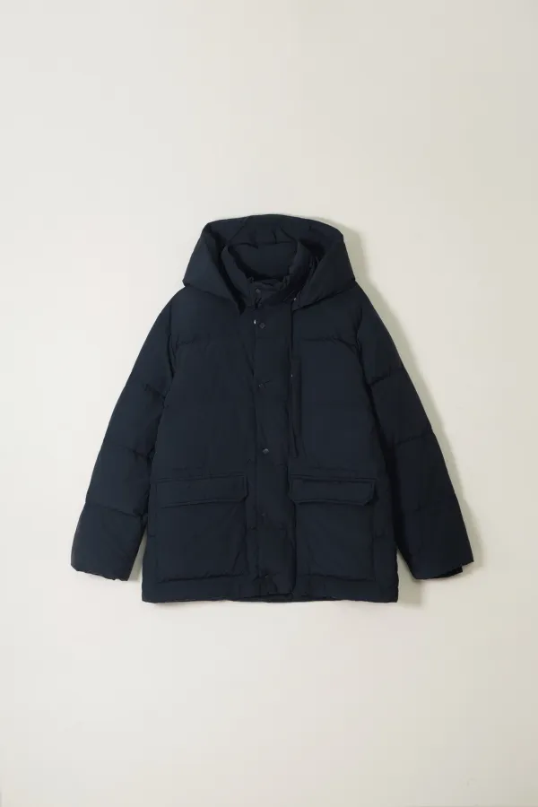 MORI HOOD GOOSE PADDING_NAVY