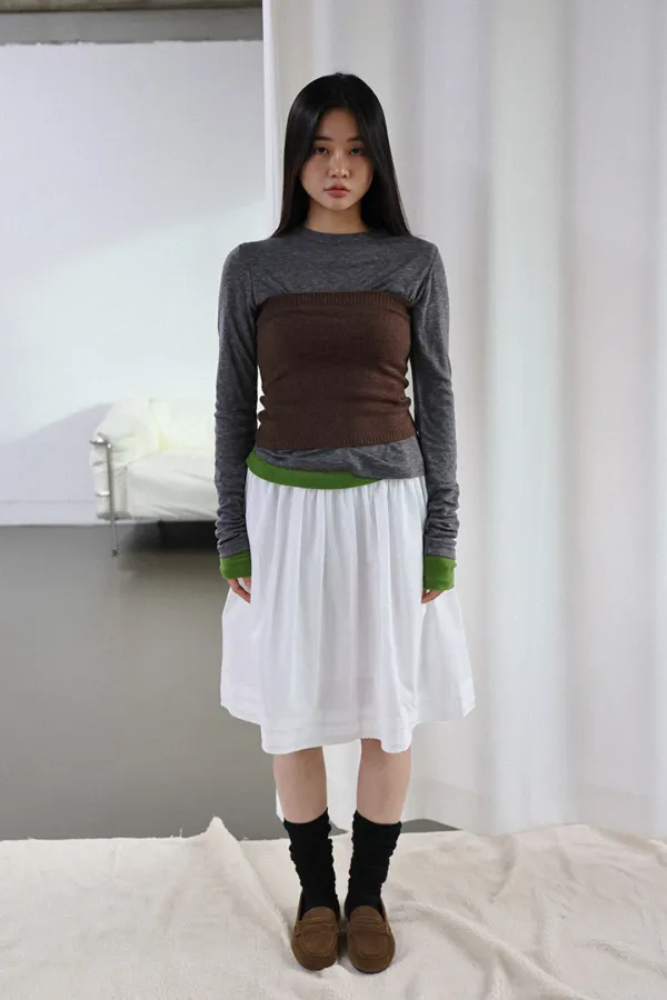 Knit basic top