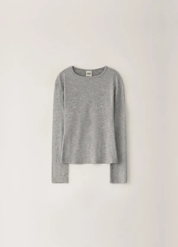 3RD / Pure Span Round T-shirt - Gray