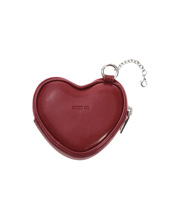 Heart Pods Keyring · 하트 팟 키링 / 레드 와인