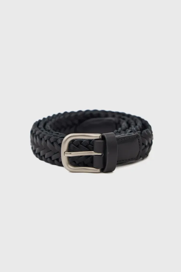 Braided Leather Belt