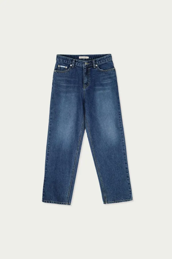 Repair wide denim_medium blue