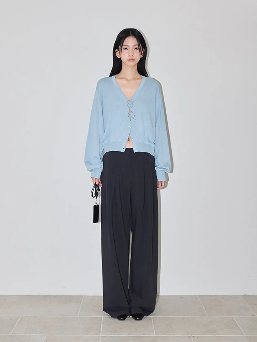 오디에스 [59th 재입고] Gave Wool Slacks (Charcoal) 상품 이미지 2