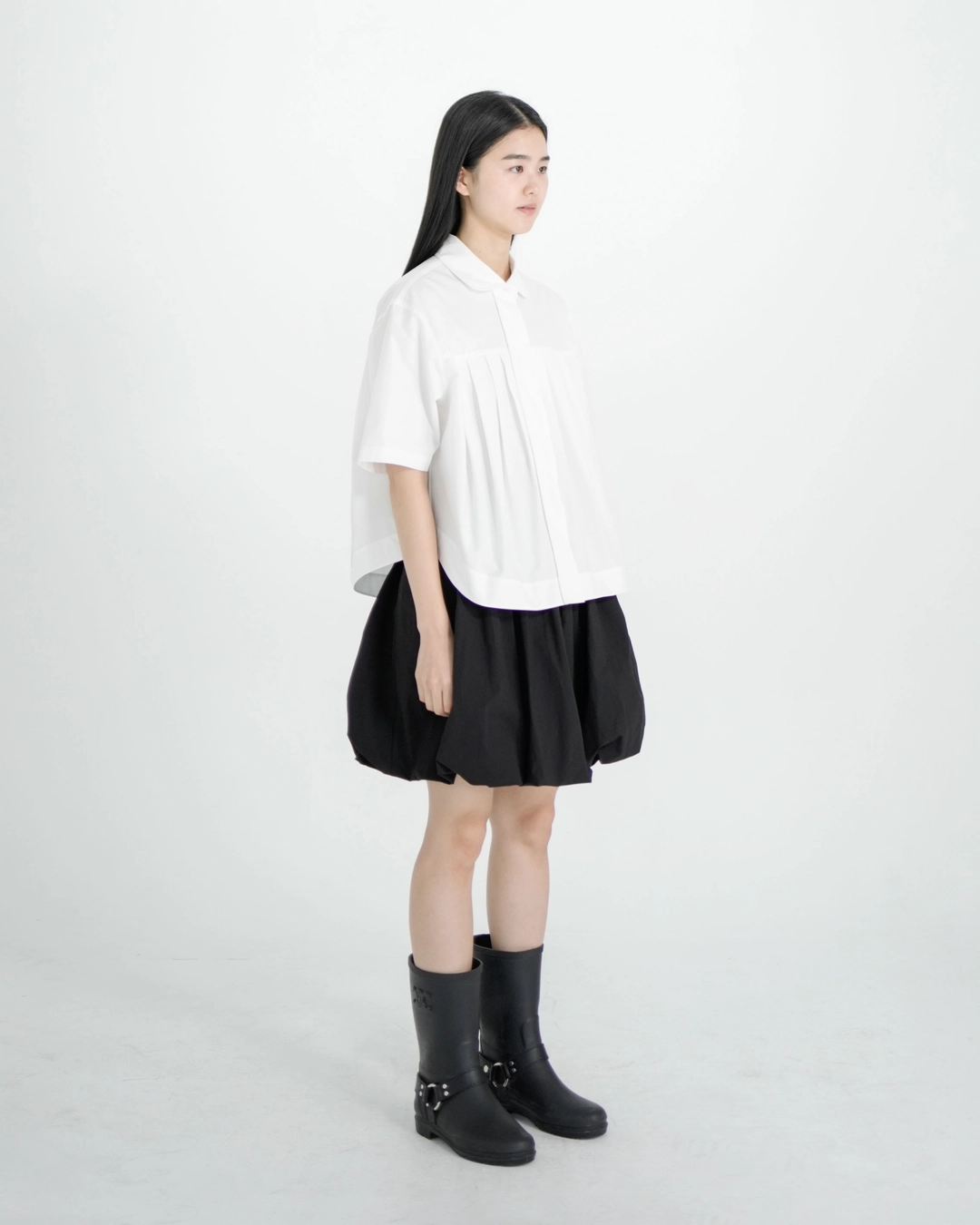 유노이아 poplin tuck shirt 상품 이미지 2