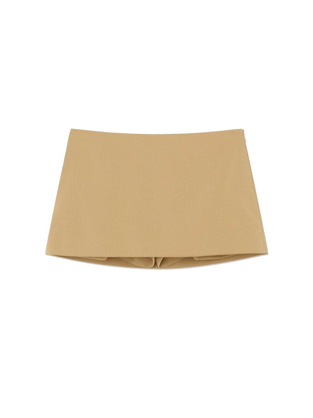 글로니 MATTE CRACK MINI SKIRT (BEIGE) 상품 이미지 1