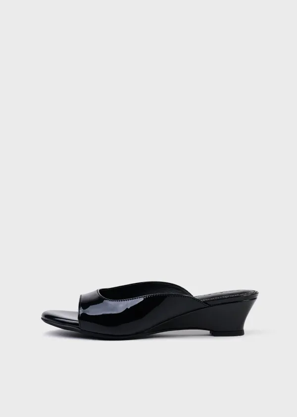 (빠른배송) LUCID WEDGE MULE [C5S12 BK]
