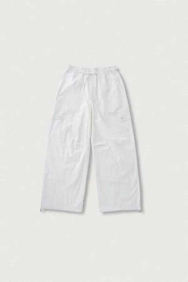 FLAP CARGO PANTS [WHITE]
