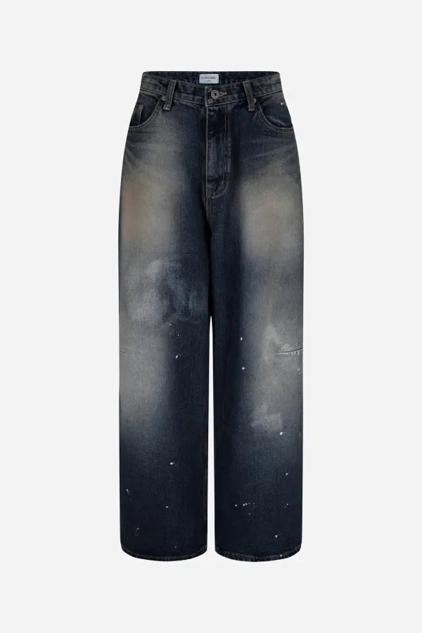 25FW jupiter splash painted jeans