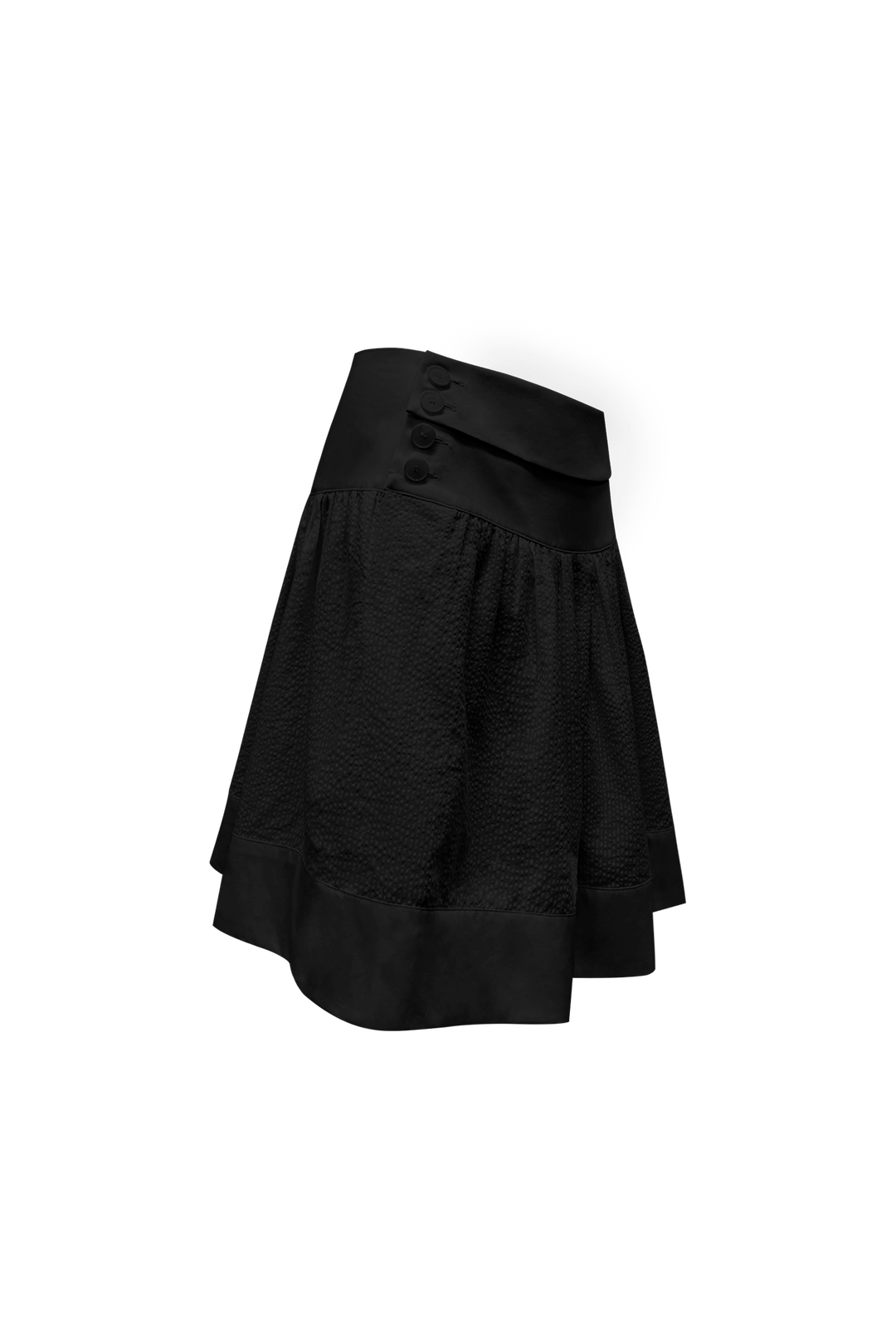 체메씨 BREEZE FOLD SKIRT (BLACK) 상품 이미지 2