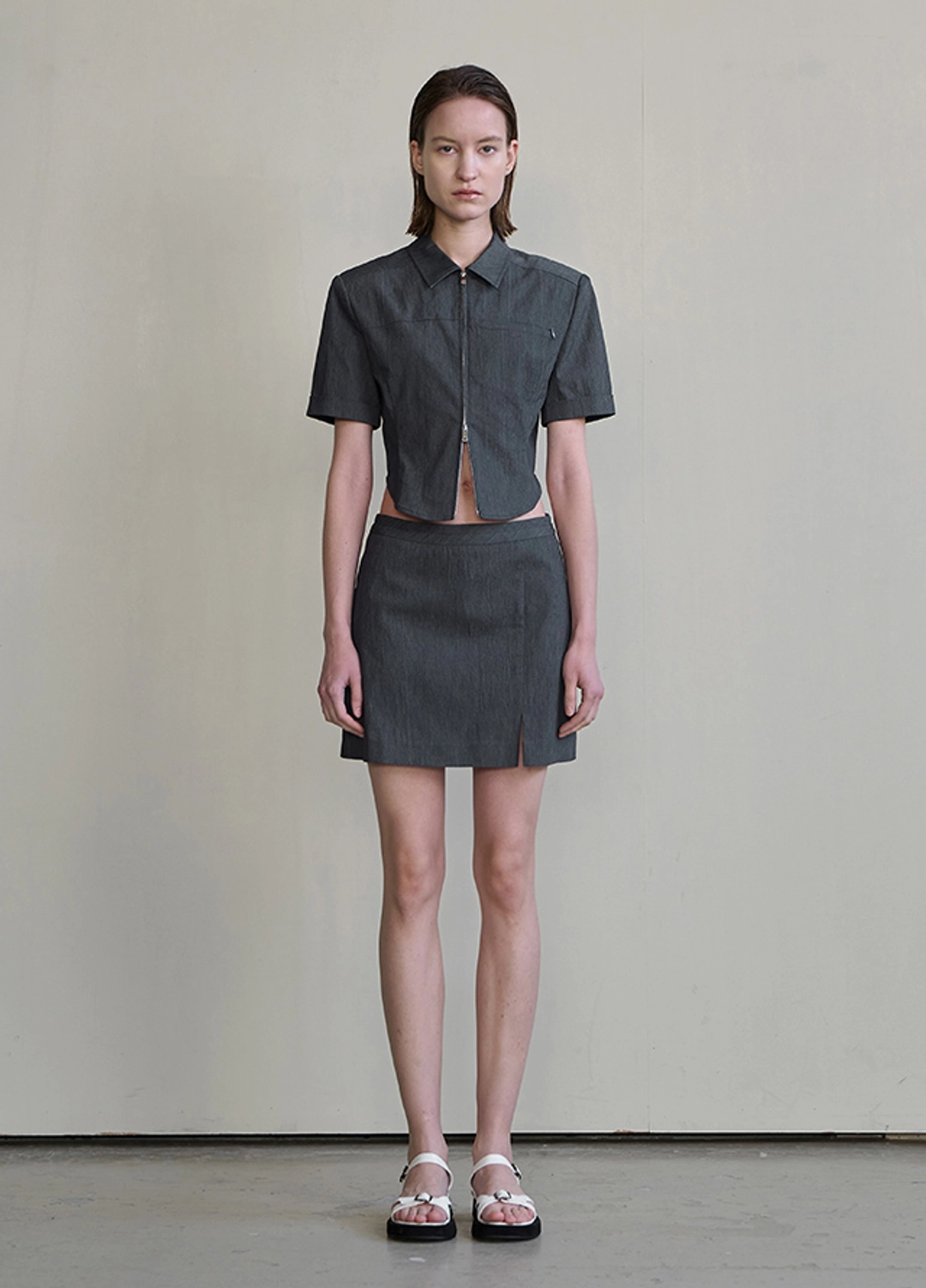 아뜰리에 나인 (SK-4942)HENS SET-UP LOW SKIRT 상품 이미지 3