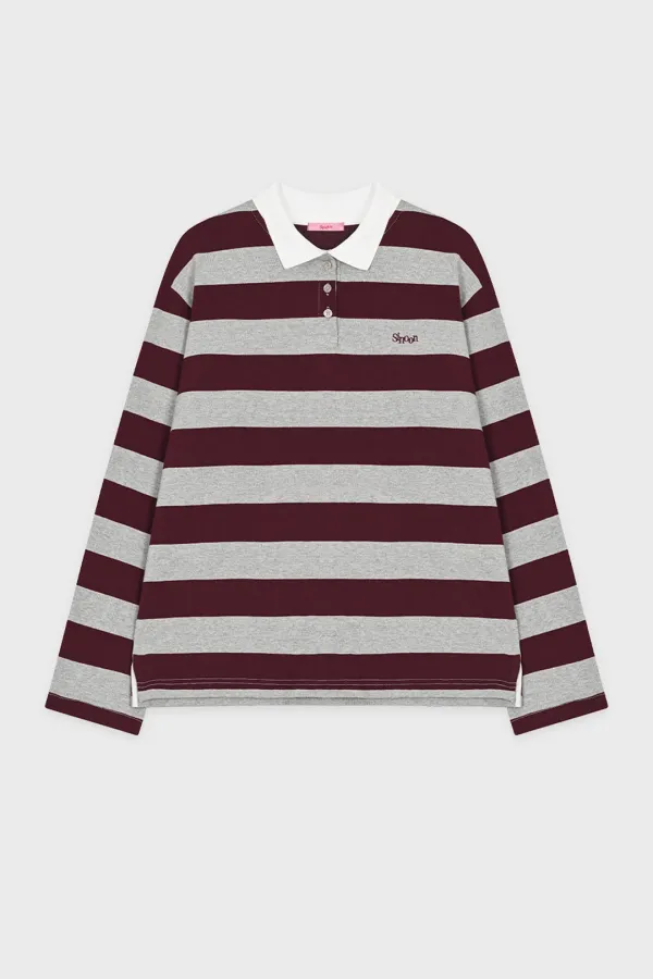 Rugby Long Sleeve (Burgundy)