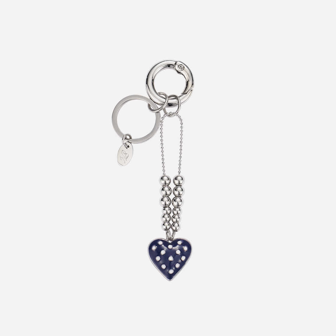엔프프 dot heart keyring-navy 상품 이미지 2