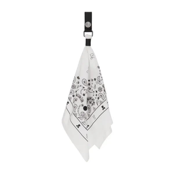 BANDANA KEYRING - WHITE