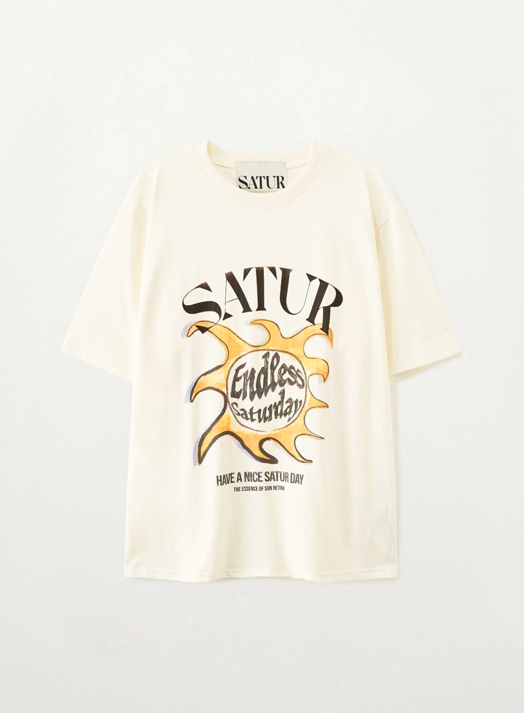 세터 Sun Retro Graphic T-Shirt - Retro Ivory 상품 이미지 1