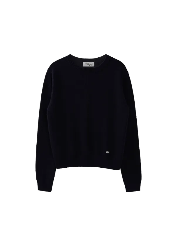 Mused Classic Cashmere Pullover - Navy