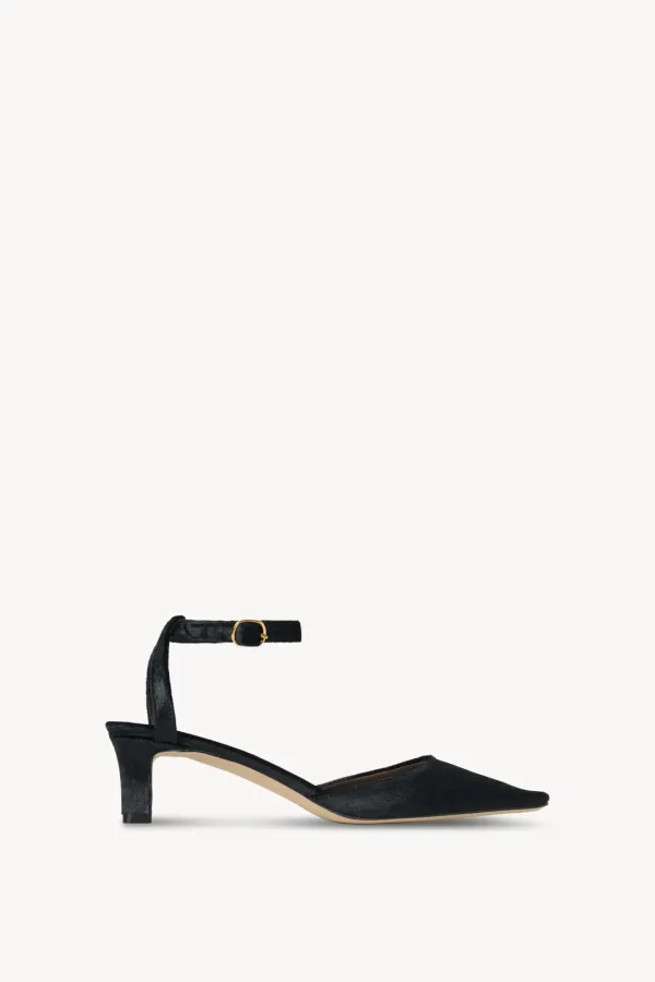 Carla Ankle Strap 45 벨벳 펌프스