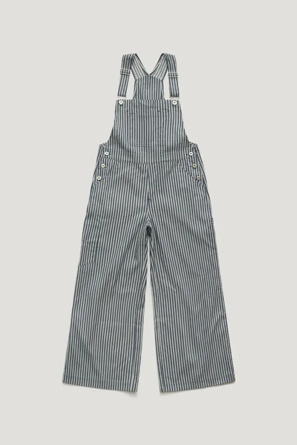[2nd reorder 5/19 PM23:03 open] FLINT STRIPE LIGHT COTTON OVERALLS_DARK NAVY / ₩209,000  ->  ₩188,100 (10%)