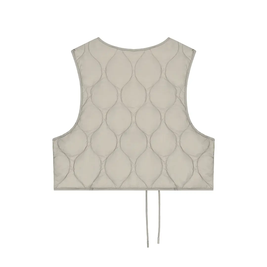 분크 [아울렛] Slim Down Vest (슬림 다운 베스트) Ivory 상품 이미지 2