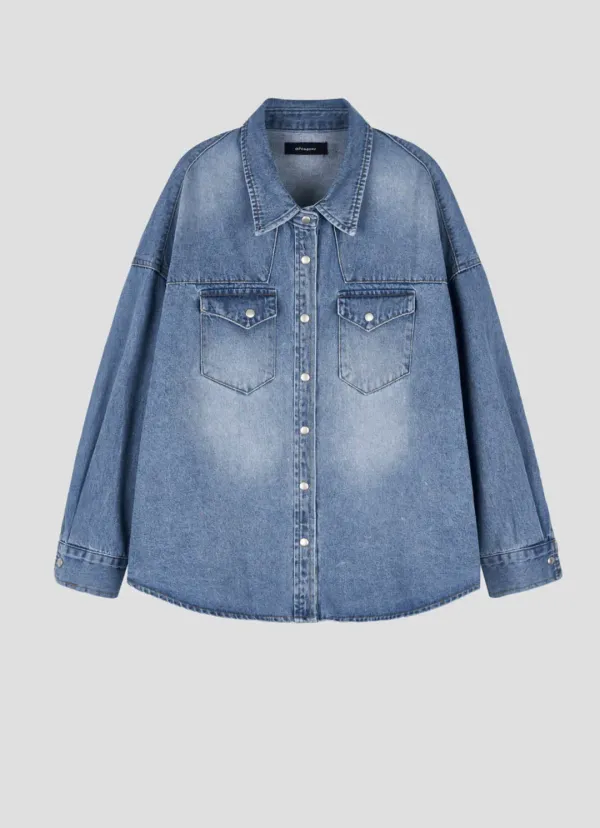 Pocket Denim Shirts