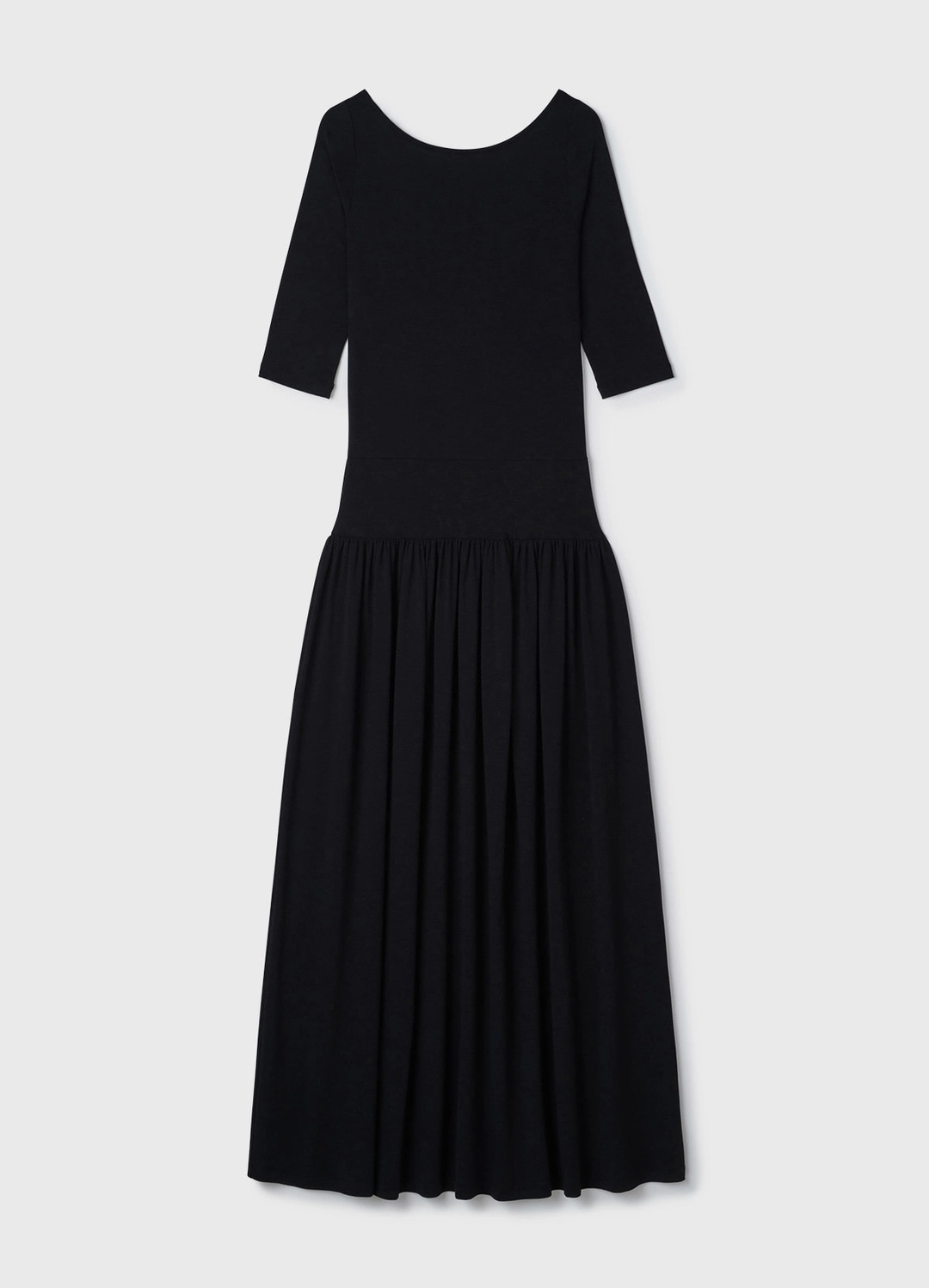 렉스핑거마르쉐 Open-Back Jersey Dress / Black 상품 이미지 1