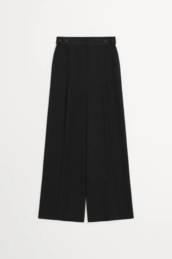 Zec Stripe Pants black
