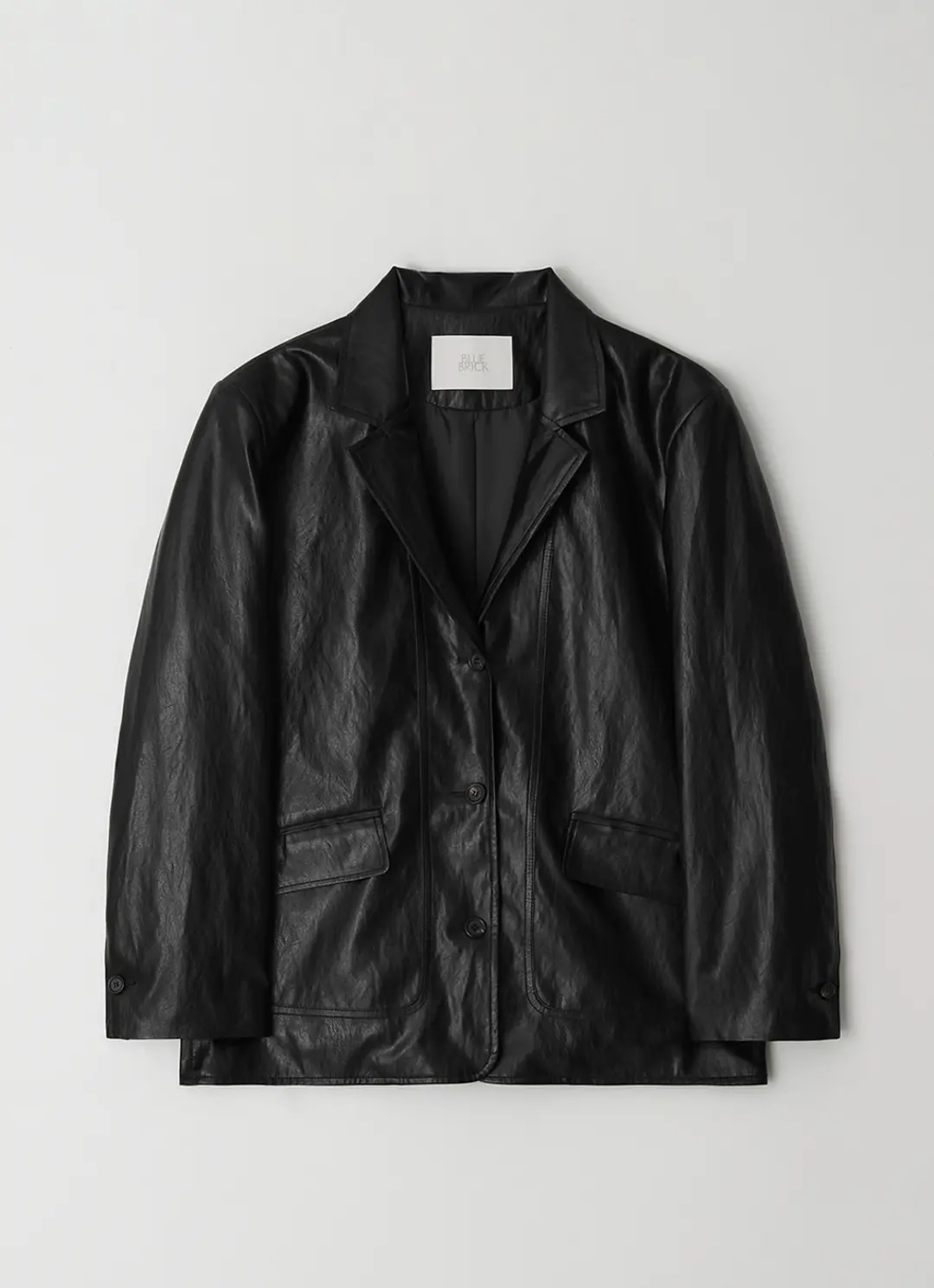 블루브릭 Most leather jacket (black) 상품 이미지 1