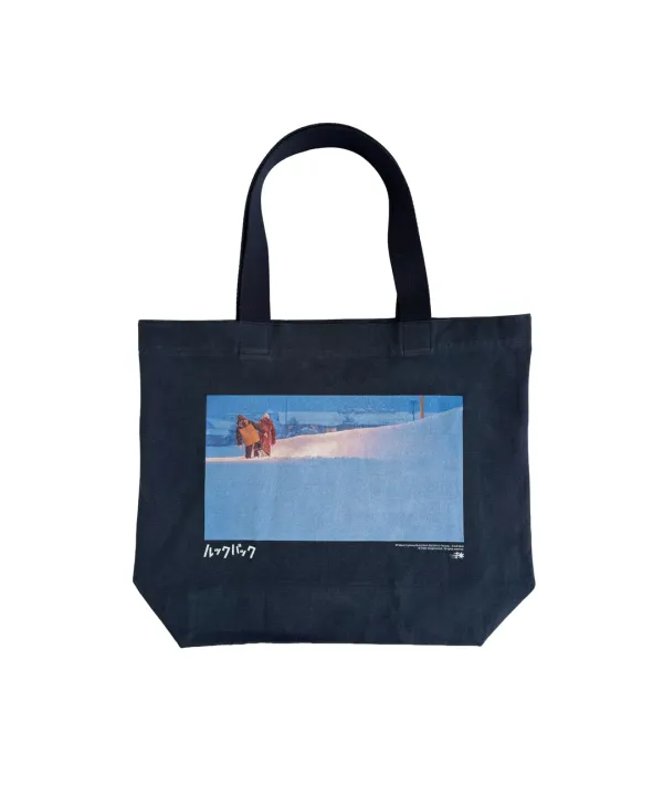 [11/2 pre-order]lookback sketch book canvas tote bag[navy]