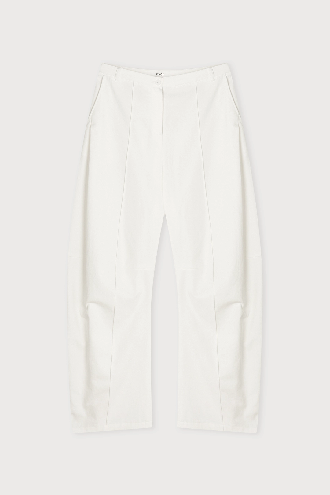 WIDE CURVED PANTS