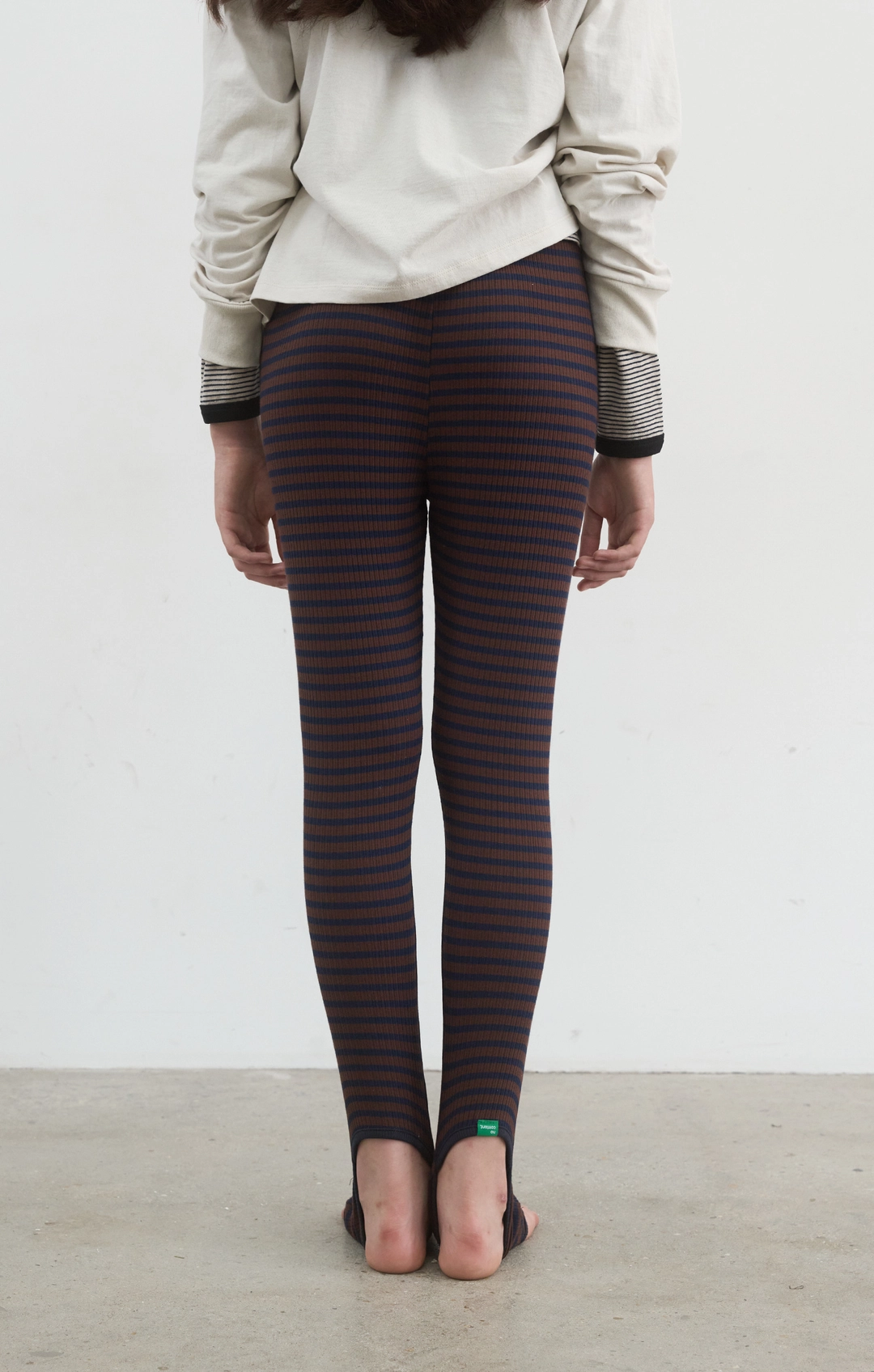노컨텐츠 421. Heel Open Leggings_Brown 상품 이미지 2