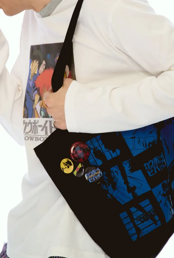 x cowboy bebop op pin button set[mix]