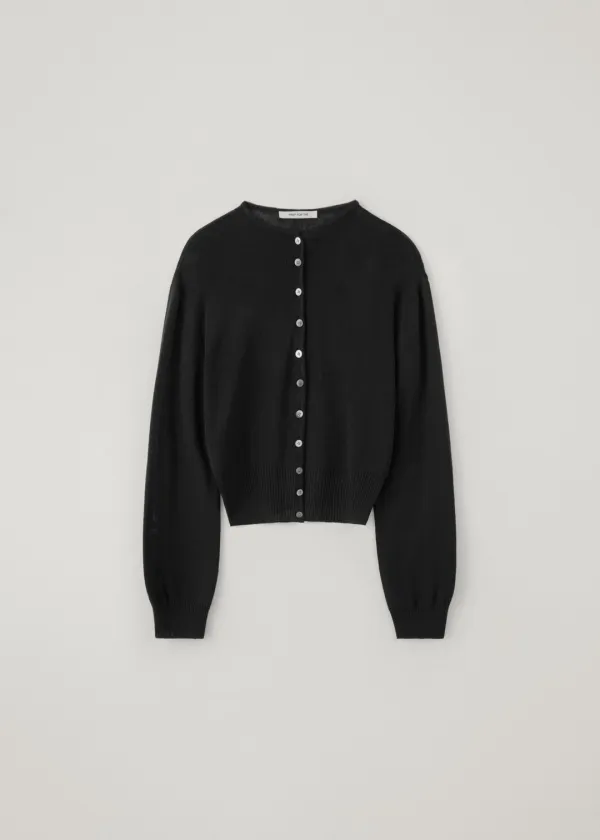 [2nd-reorder 5/29 예약발송] Rive summer crop cardigan (black)