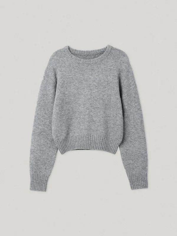 S.M.D Round Neck Knit Gray (3rd)