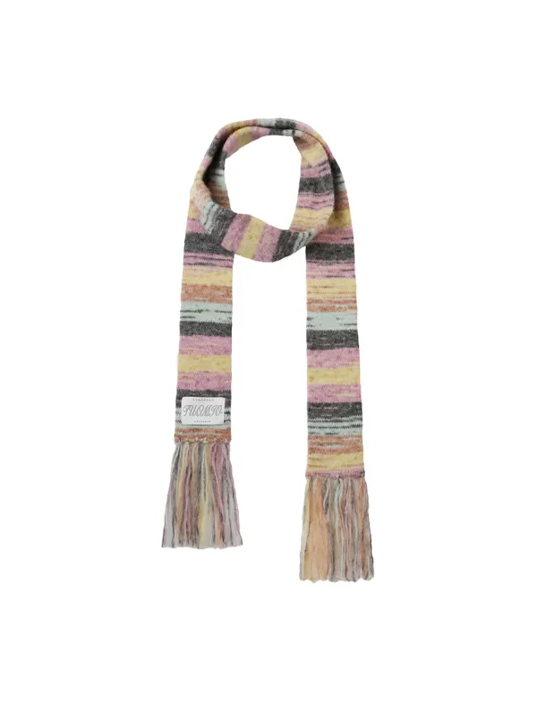 STRIPE FRINGE MUFFLER [MULTI]