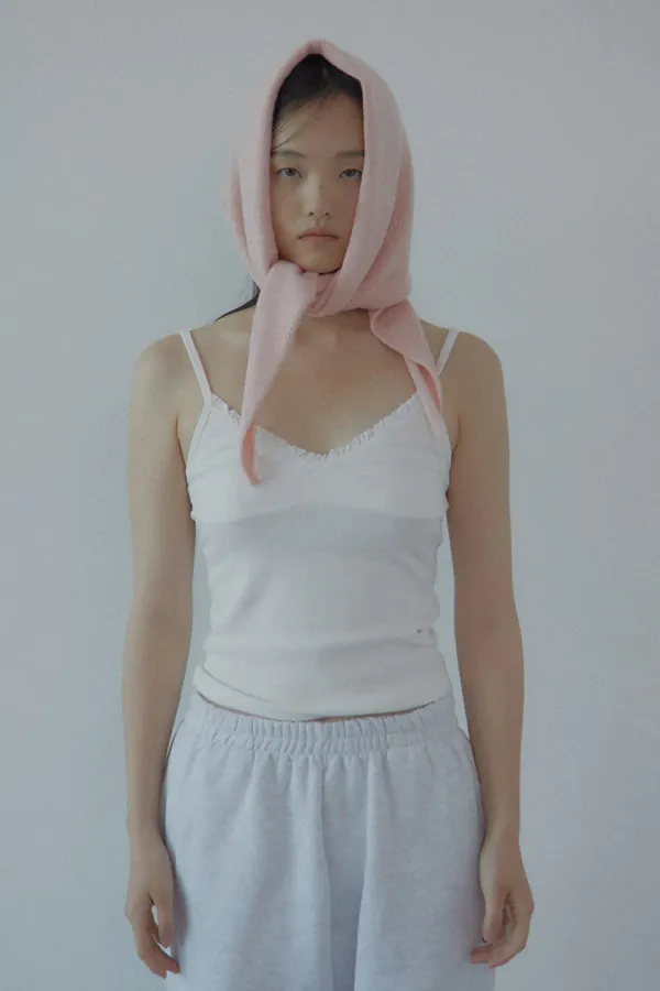 Ruffle bra top_ivory
