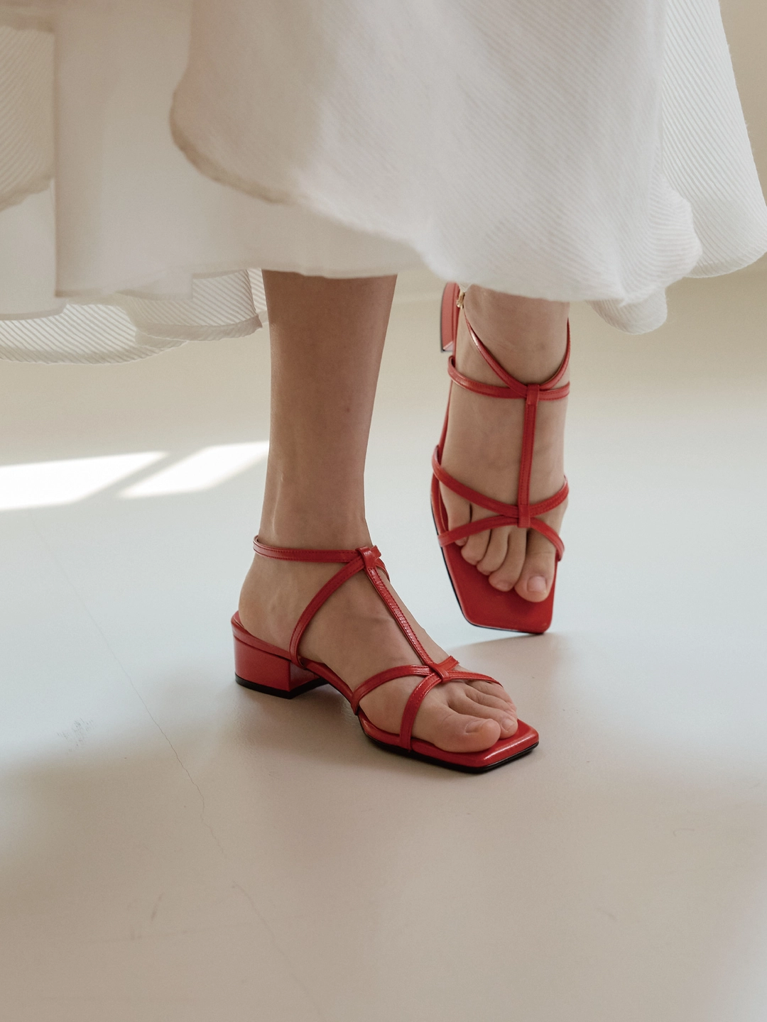 러브듀이 LINEÉ sandal / 레드 상품 이미지 2