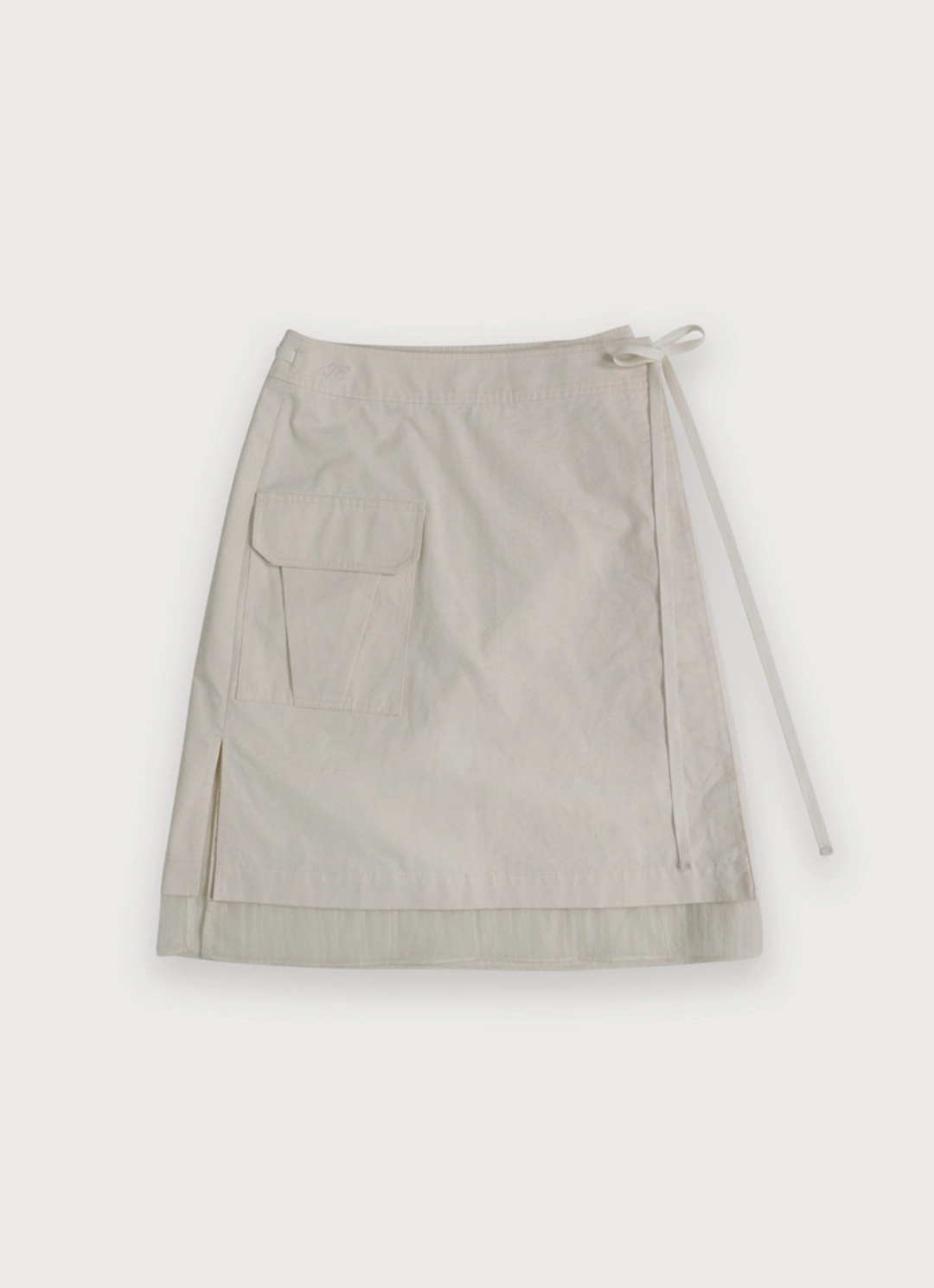 포에토 SMOOTH LAYERED SKIRT - CREAM [3rd] 상품 이미지 2