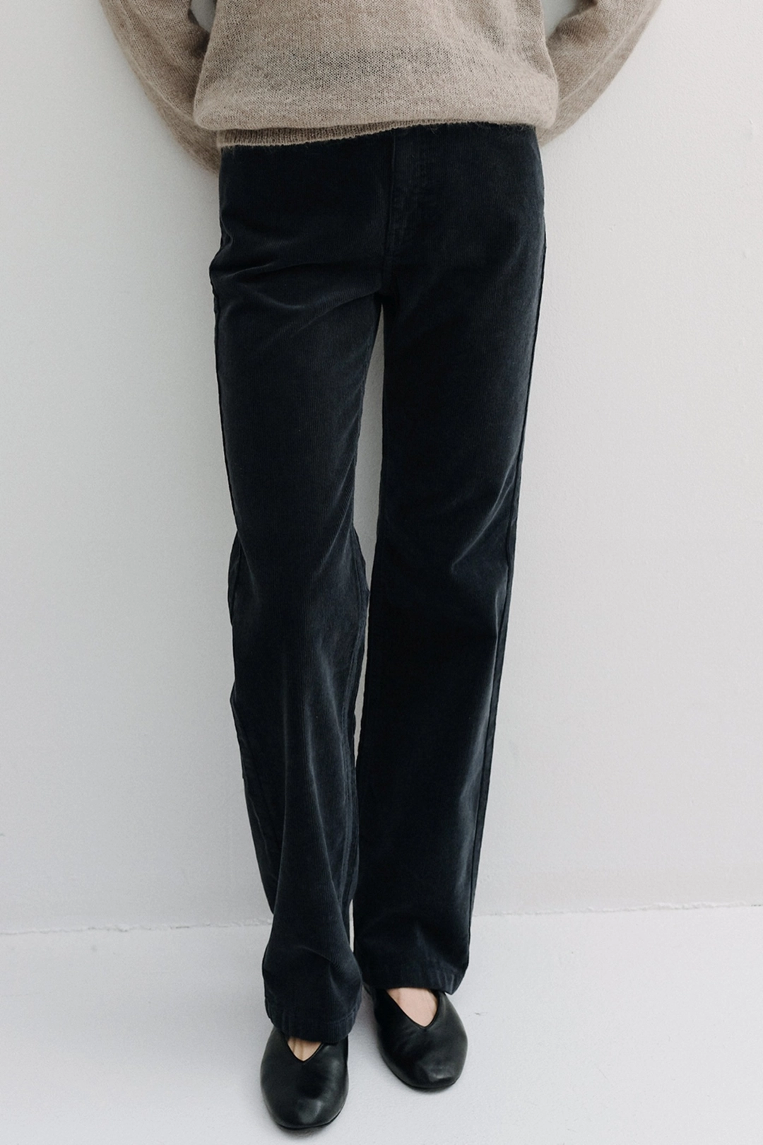 블랭크공삼 relaxed straight corduroy pants (vintage navy) 상품 이미지 2
