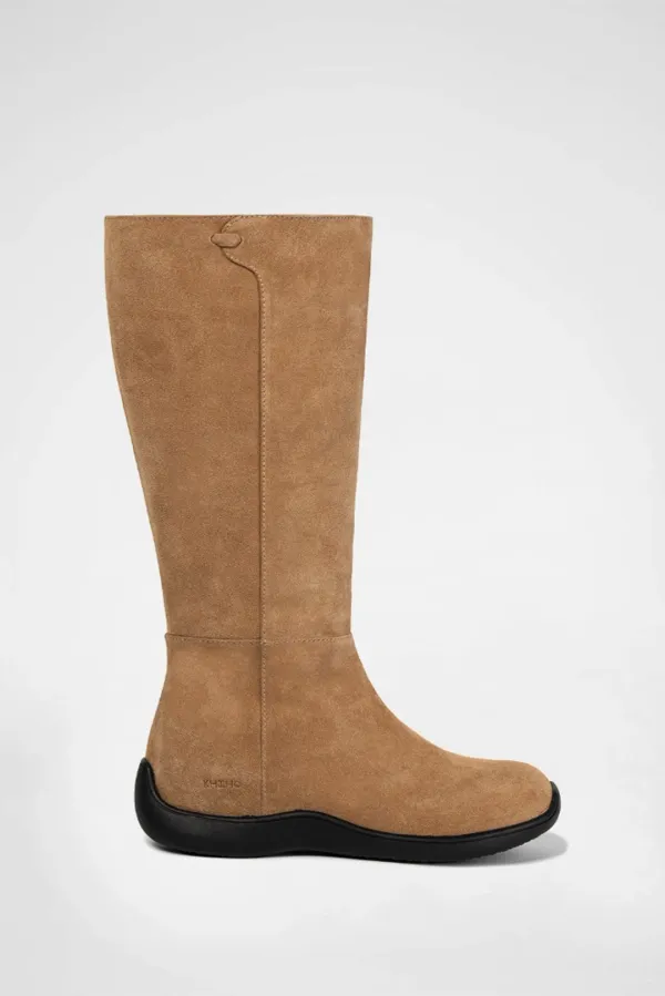 CLEAN MOLD LONG BOOTS / BEIGE