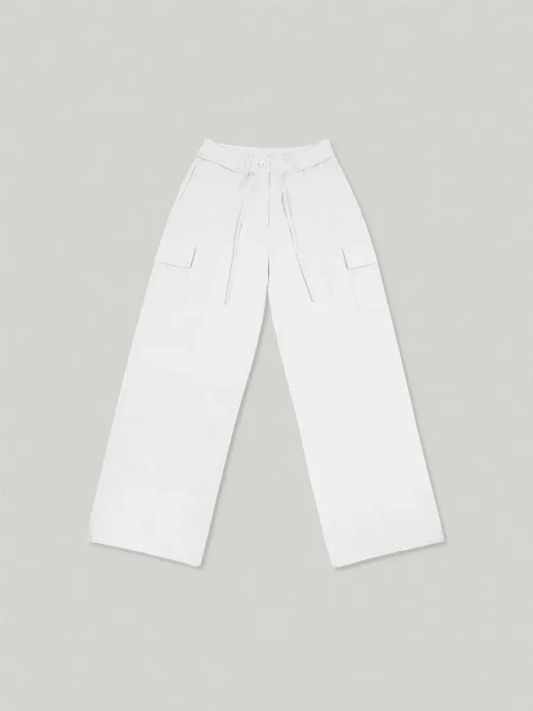 Parachute Nylon Pants - white패러슈트 나일론 팬츠