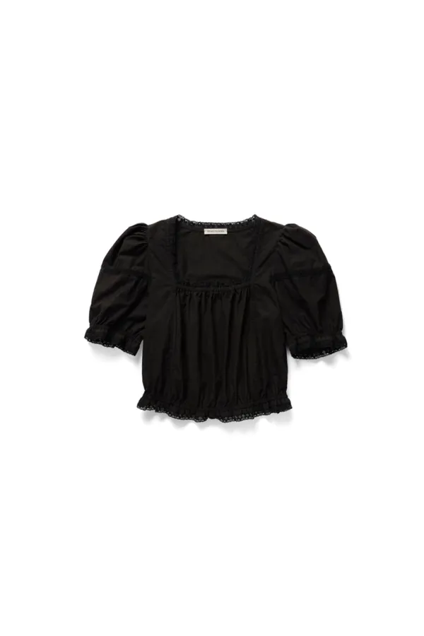 Blanc puff blouse_black