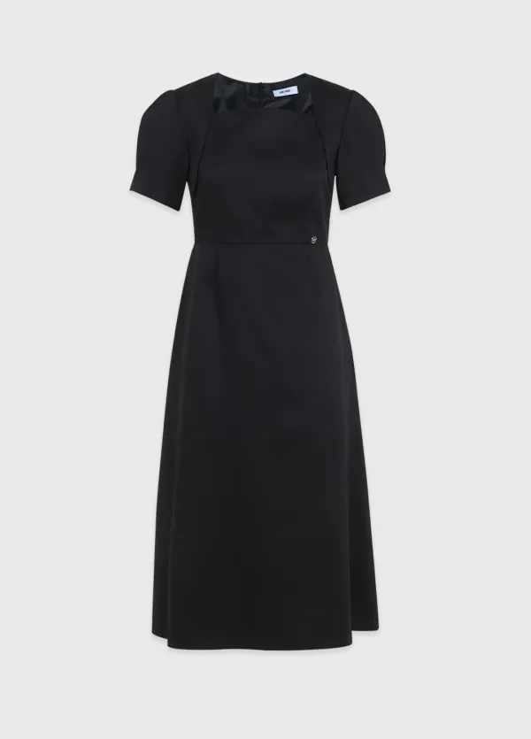 [44-120]  Emiliana Bolero Layered Dress  에밀리아나 볼레로 레이어드 드레스 (여름-여름하객-하객룩-오피스룩-출근룩-데일리룩-데이트룩-여름원피스-반팔원피스-볼레로-하객원피스-빅사이즈-자체제작)