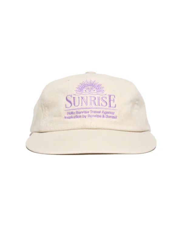 Washed Horizon 6Panel Cap_Ivory