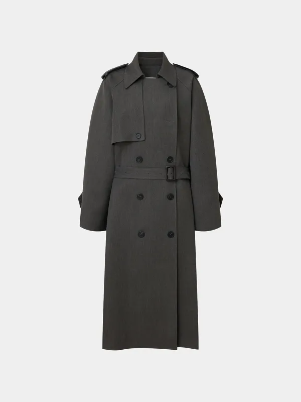 Yara wool trench CT