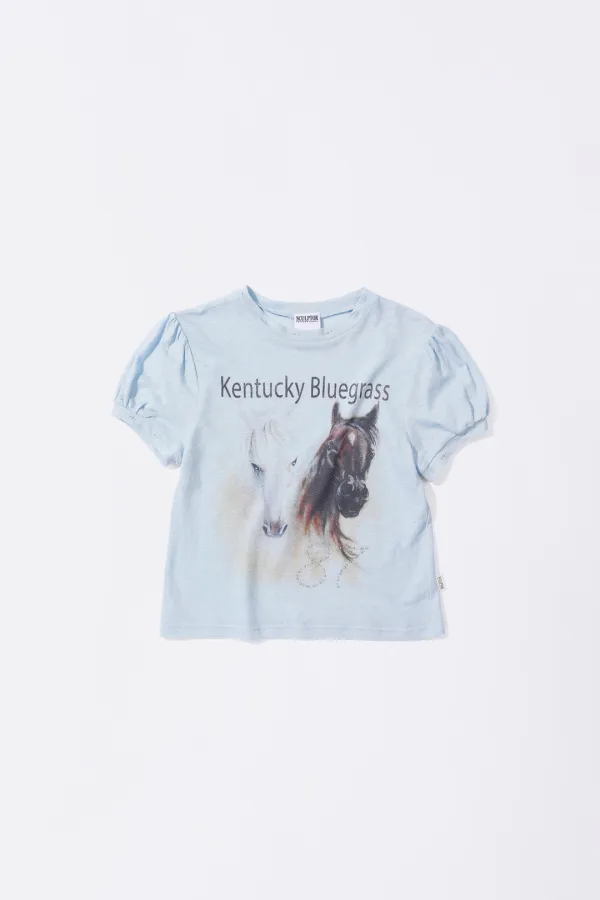 Kentucky Stud Baby Tee Baby Blue