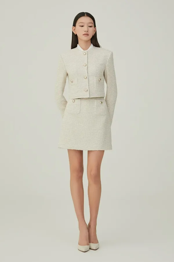 NO.25 SKIRT - BEIGE