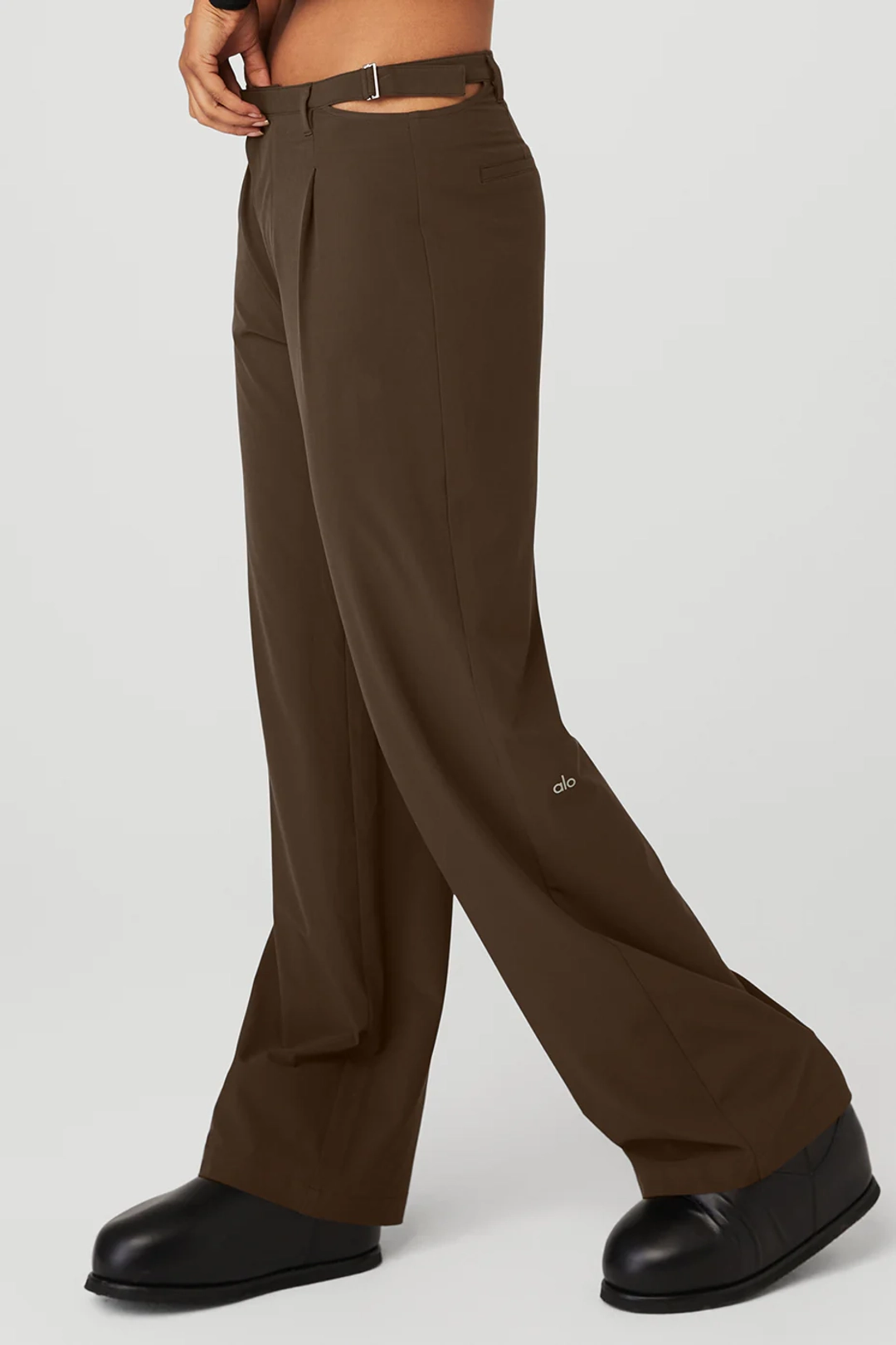 알로요가 Mid-Rise Showdown Trouser - Espresso 상품 이미지 3