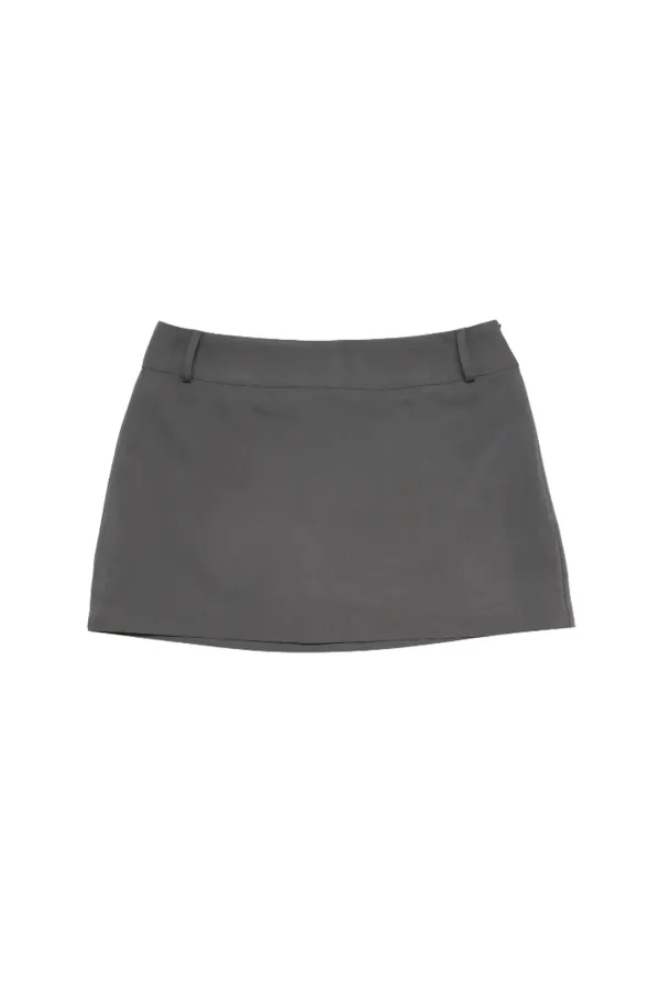 CLASSIC MINI SKIRT GRAY